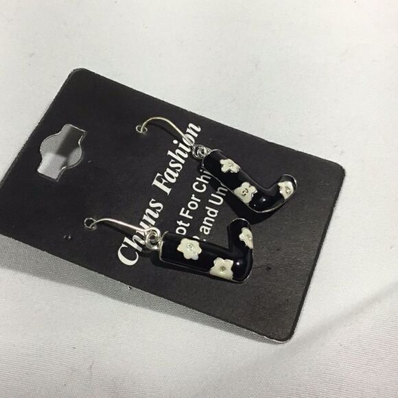 Floral Stocking Earrings (UC3) - Picture 1 of 4
